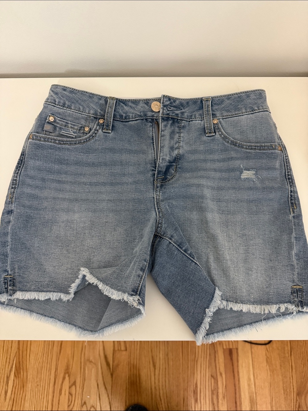 Women’s Denim Cutoff Shorts - Blue